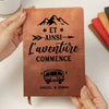Carnet D’Écriture En Cuir Personnalisé – Cadeaux D’Anniversaire Personnalisés Pour Meilleures Amies, Famille Et Pour Vous-Même – Écrire Pour Se Retrouver
