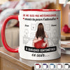 Tasse Personnalisée Bicolore – Cadeaux D’Anniversaire Et De Mariage Pour Mari Et Femme, Pour Lui Et Pour Elle – Là Où Ton Toucher Allume Toutes Les Étincelles En Moi