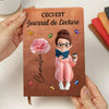 Carnet D’Écriture En Cuir Personnalisé – Cadeaux Personnalisés Pour Amoureux Des Livres, Rats De Bibliothèque, Lecteurs, Meilleures Amies, Sœurs, Famille Et Pour Vous-Même – Là Où Les Mots Me Guident Vers Moi-Même