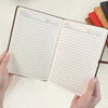 Carnet D’Écriture En Cuir Personnalisé – Cadeaux Personnalisés Pour Amoureux Des Livres, Rats De Bibliothèque, Lecteurs, Meilleures Amies, Sœurs, Famille Et Pour Vous-Même – Là Où Les Mots Me Guident Vers Moi-Même