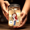 Lampe Bocal Mason Personnalisée – Cadeaux D’Anniversaire Et De Mariage Pour Mari Et Femme, Pour Lui Et Pour Elle – Avec Toi, Même L’Ombre Devient Lumière