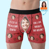 Boxer Homme Personnalisé Avec Photo – Cadeaux D’Anniversaire, De Noël Et De Mariage Pour Mari Et Femme, Pour Lui Et Pour Elle – Je Suis Ta Preuve Que Les Bonnes Surprises Existent