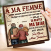 Plaque En Bois Personnalisée À Deux Couches – Cadeaux Personnalisés D’Anniversaire, De Noël Et De Mariage Pour Mari Et Femme, Lui Et Elle – Avec Toi, Chaque Jour Trouve Une Raison De Devenir Plus Beau
