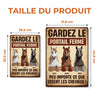 Panneau Métallique Personnalisé Pour La Décoration De La Maison – Cadeaux D’Anniversaire Personnalisés Pour Hommes Et Femmes, Amoureux Des Chevaux – Sérieusement, Ferme La Barrière