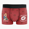 Boxer Homme Personnalisé – Cadeaux D’Anniversaire, De Noël Et De Mariage Pour Mari Et Femme, Pour Lui Et Pour Elle – J'aime Chaque Centimètre De Toi
