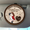 Clip Pare-Soleil De Voiture Personnalisé Avec Photo – Cadeaux D’Anniversaire Et De Mariage Pour Mari Et Femme, Pour Lui Et Pour Elle – Je T'aimerai Pour Toujours Et À Jamais