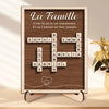 Plaque En Bois Personnalisée Style Scrabble À Deux Couches – Cadeaux D’Anniversaire Personnalisés Pour Maman Et Mamie – Ensemble, Nous Brillons