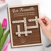 Plaque En Bois Personnalisée Style Scrabble À Deux Couches – Cadeaux D’Anniversaire Personnalisés Pour Maman Et Mamie – Ensemble, Nous Brillons