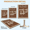 Plaque En Bois Personnalisée Style Scrabble À Deux Couches – Cadeaux D’Anniversaire Personnalisés Pour Maman Et Mamie – Ensemble, Nous Brillons