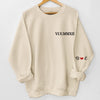 Sweat Unisexe Et Sweat À Capuche Personnalisés Avec Motif Sur La Manche – Cadeaux D’Anniversaire Et De Mariage Pour Mari Et Femme, Pour Lui Et Pour Elle – Je Tombe Amoureux(se) De Toi Un Peu Plus Chaque Jour