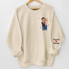 Sweat Unisexe Et Sweat À Capuche Personnalisés Avec Motif Sur La Manche – Cadeaux D’Anniversaire Et De Mariage Pour Mari Et Femme, Pour Lui Et Pour Elle – Mon Endroit Préféré Est Toujours Près De Toi