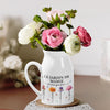 Vase Décoratif Pour La Maison Personnalisé – Cadeaux D’Anniversaire Personnalisés Pour Maman Et Mamie – L’Amour Grandit Le Mieux Dans Le Jardin De Mamie