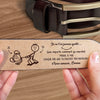 Ceinture En Cuir Gravée Personnalisée – Cadeaux D’Anniversaire, De Noël Et De Mariage Pour Mari Et Femme, Pour Lui Et Pour Elle – Où Que Tu Ailles, Mon Amour Te Suit