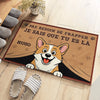 Tapis Décoratif Personnalisé Pour La Maison – Cadeaux D’Anniversaire Personnalisés Pour Amoureux Des Chiens, Parents De Chiens – Accès Autorisé Uniquement Avec L’Approbation Des Chiens