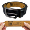 Ceinture En Cuir Gravée Personnalisée – Cadeaux D’Anniversaire Personnalisés Pour Papa Et Grand-Père – Ton Amour Est La Force Qui Nous Porte Chaque Jour