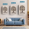 Toile Verticale Scrabble Personnalisée – Cadeaux D’Anniversaire Personnalisés Pour Maman, Papa, Frère, Sœur Et Enfants – Chaque Nom Raconte Une Histoire D’Amour