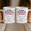 Tasse Personnalisée Effet Impression 3D – Cadeaux Personnalisés D’Anniversaire De Mariage Et De Mariage Pour Mari Et Femme, Pour Lui Et Pour Elle – Ton Amour Est Ma Plus Belle Certitude