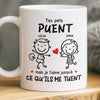Tasse Personnalisée – Cadeaux D’Anniversaire De Mariage Pour Mari Et Femme, Pour Lui Et Pour Elle – Je T’Aime Même Quand Ça Pue
