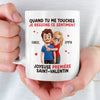 Tasse Personnalisée – Cadeaux D’Anniversaire De Mariage Pour Mari Et Femme, Pour Lui Et Pour Elle – Les Pets Puent, Mais L’Amour Ne Meurt Jamais
