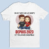 T-shirt Unisexe, T-shirt Premium, Hoodie Personnalisé – Cadeaux D’Anniversaire De Mariage Et De Mariage Pour Mari Et Femme, Pour Lui Et Pour Elle – Un Amour Stable Et Chaleureux