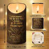Bougie LED Personnalisée – Cadeaux D’Anniversaire Et De Mariage Pour Mari Et Femme, Pour Lui Et Pour Elle – Notre Amour Brille Toujours