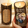 Bougie LED Personnalisée Avec Photo – Cadeaux D’Anniversaire Et De Mariage Pour Mari Et Femme, Pour Lui Et Pour Elle – Un Amour Qui Grandit Avec Le Temps