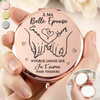Miroir Compact Personnalisé – Cadeaux D’Anniversaire De Mariage Et De Mariage Pour Mari Et Femme, Pour Lui Et Pour Elle – Tu Donnes Tout Son Sens À Ma Vie