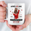 Mug Personnalisée – Cadeaux D’Anniversaire De Mariage Pour Mari Et Femme, Pour Lui Et Pour Elle – Avec Toi, L’Amour Est Une Évidence
