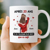 Mug Personnalisée – Cadeaux D’Anniversaire De Mariage Pour Mari Et Femme, Pour Lui Et Pour Elle – Avec Toi, L’Amour Est Une Évidence