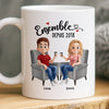 Mug Personnalisée – Cadeaux D’Anniversaire De Mariage Pour Mari Et Femme, Pour Lui Et Pour Elle – L'amour Vit Entre Nous
