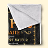 Couverture Personnalisée – Cadeaux D’Anniversaire Personnalisés Pour Papa Et Fille Et Fils – Chaque Page De Ta Vie Est Écrite Avec Amour