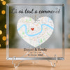 Plaque Acrylique Personnalisée De Forme Carrée – Cadeaux D’Anniversaire De Mariage Et De Mariage Pour Mari Et Femme, Pour Lui Et Pour Elle – À Tes Côtés, Pour La Vie