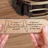 Ceinture En Cuir Gravée Personnalisée – Cadeaux D’Anniversaire Et De Mariage Pour Mari Et Femme, Pour Lui Et Pour Elle – Liés Par Le Cœur, À Chaque Pas
