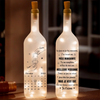 Lampe-Bouteille Personnalisée – Cadeaux D’Anniversaire De Mariage Pour Mari Et Femme, Lui Et Elle – Depuis Toi, Tout Est Enfin À Sa Place