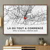 Affiche Horizontale Personnalisée – Cadeaux Personnalisés D’Anniversaire De Mariage Et De Mariage Pour Mari Et Femme, Pour Lui Et Pour Elle – Notre Amour Ne Connaît Pas De Fin
