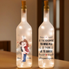 Lampe-Bouteille Personnalisée – Cadeaux D’Anniversaire De Mariage Pour Mari Et Femme, Lui Et Elle – Avec Toi, Le Pour Toujours Commence