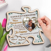 Plaque En Bois Personnalisée À Deux Couches Avec Photo Et Support – Cadeaux D’Anniversaire De Mariage Pour Mari Et Femme, Lui Et Elle – Avec Toi, Tout Trouve Sa Place