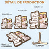 Plaque En Bois Personnalisée À Deux Couches Avec Photo Et Support – Cadeaux D’Anniversaire De Mariage Pour Mari Et Femme, Lui Et Elle – Deux Âmes Qui S’emboîtent Parfaitement