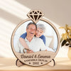 Plaque En Bois Personnalisée À Deux Couches Avec Photo Et Support – Cadeaux D’Anniversaire De Mariage Pour Mari Et Femme, Lui Et Elle – Là Où Tu Es, Tout S’Assemble