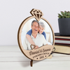 Plaque En Bois Personnalisée À Deux Couches Avec Photo Et Support – Cadeaux D’Anniversaire De Mariage Pour Mari Et Femme, Lui Et Elle – Là Où Tu Es, Tout S’Assemble