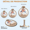 Plaque En Bois Personnalisée À Deux Couches Avec Photo Et Support – Cadeaux D’Anniversaire De Mariage Pour Mari Et Femme, Lui Et Elle – Là Où Tu Es, Tout S’Assemble