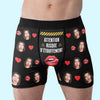 Boxer Homme Personnalisé Avec Photo – Cadeaux D’Anniversaire, De Noël Et De Mariage Pour Mari Et Femme, Pour Lui Et Pour Elle – Avec Toi Je Perds Le Controle Doucement