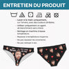 Culotte Femme Personnalisée Avec Photo – Cadeaux D’Anniversaire Et De Mariage Pour Mari Et Femme, Pour Lui Et Pour Elle – Je Te Veux Encore Et Encore