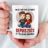 Mug Personnalisée – Cadeaux D’Anniversaire De Mariage Pour Mari Et Femme, Pour Lui Et Pour Elle – Ton Amour Éclaire Mes Silences
