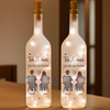 Lampe-Bouteille Personnalisée – Cadeaux D’Anniversaire De Mariage Pour Mari Et Femme, Lui Et Elle – Là Où Commence Notre Calme