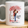 Mug Personnalisé – Cadeaux D’Anniversaire De Mariage Pour Mari Et Femme, Pour Lui Et Pour Elle – Tu Es Ma Moitié