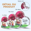 Plaque Acrylique Personnalisée En Forme De Cœur – Cadeaux D’Anniversaire De Mariage Pour Mari Et Femme, Lui Et Elle – Là Où Notre Amour Bat Le Plus Fort