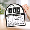 Panneau De Suivi En Bois Personnalisé – Cadeaux D’Anniversaire De Mariage Pour Mari Et Femme, Lui Et Elle – Pour Toujours Et À Jamais