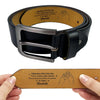 Cadeau Ceinture En Cuir Gravée Personnalisée Pour Couple – Mon Refuge C’est Toi