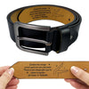 Cadeau Ceinture En Cuir Gravée Personnalisée Pour Couple – Ensemble En Paix
